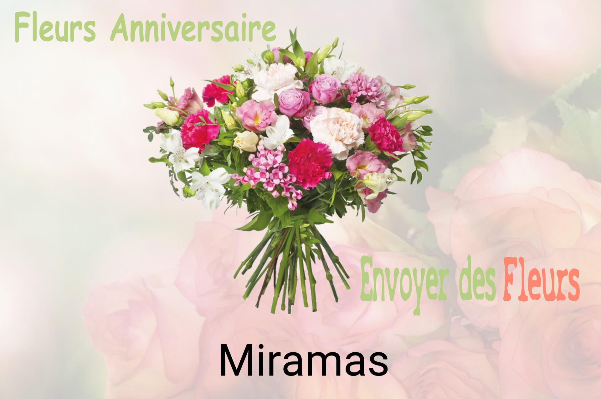 Bouquet de fleurs d’anniversaire livré à Miramas